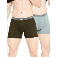 Vip Fresh Mesh Air Flow Cotton Trunks For Men | Breathable Stretch Mesh With Soft Elasticized Waistband, Assorted