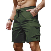 Peppyzone Men's Stylish Latest Cargo Shorts For Men Cotton Casual Shorts For Man (In, Alpha, M, Olive)