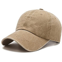 Alexvyan Khaki Plain Breathable Head Caps For Unisex Caps With Adjustable Strap In Summer For Men Caps Men For All Sports Cap For Men Women Cap Sports Caps For Men