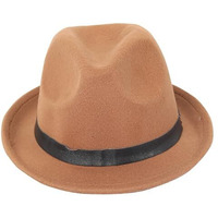 Fabseasons Straw Panama Hat For Men, Wide Brim Brown,Free Size