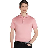 Symbol Premium Cotton Men's Super Soft Classic Polo T-Shirt: Regular Fit (Syp-A22-Pl-01_Pink_L)