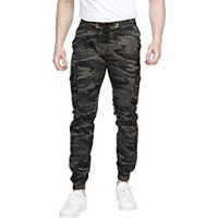 Wearilio Men's Regular Fit Cotton Blend Joggers (Wearilio 910_911_912 Joggers_Grey_2Xl)