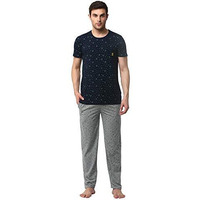 Mack Jonney Cotton Regular Fit Multicolor Mens Night Suits Pajama Set(Pack Of 2)-Mack630858