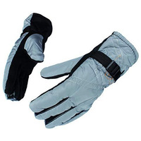 Alexvyan -20 Snow And Windproof Thermal Soft Warm Winter Gloves (Fur/Fleece Inside) For Riding, Protective Warm Hand Riding Cycling, Byke, Bike, Scooty,Motorcycle For Men & Boy,Male (M-Grey)