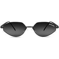 Royaltail Cat Eye Shape Sunglasses Golden Frame & Black Glass Unisex 100% Uv Protected | For Men & Women | For Protection, Safety, Party, Styling & More