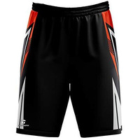 Triumph Men's/Boy's Polyester Sublimated Basketball Shorts Black Size Xx-Large