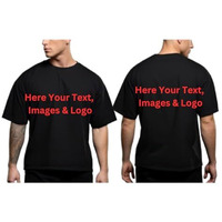 Fratte - Customized T-Shirt For Men, Women & Unisex  Design Your Own Tee With Text, Logo & Graphics | Personalized T-Shirts. Colour- Black, White, Nevi Blue, Lavender, Mehroon, Light Green & Etc.