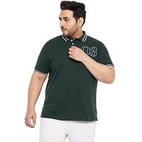 Bigbanana Plus Size Men's Regular Fit Polo Tshirt (Henra,Olive Green,6Xl)