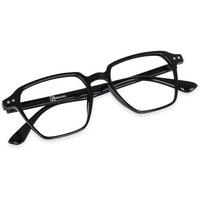 Peter Jones Unisex Square Black K Computer/Gaming Glasses With Anti Glare Lenses (Ag209B)