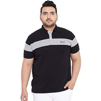 Bigbanana Men's Regular Fit Polo (Colin,Black,5Xl)