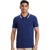Amazon Brand - Symbol Men's Solid Regular Fit Polo (Ct-Single_Estate Blue_S)