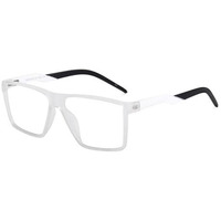 Peter Jones White Unisex Sports Optical Frame With Anti Glare Lenses (S911W)