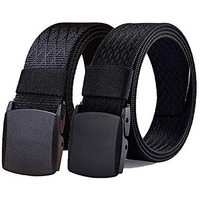 Edifier Unisex Nylon & Canvas Waist Belt (Blt064_09_Black)