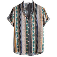 Dhruvi Trendz Men's Reguler Fit Western Shirt (Dt-Ms-6072_Blue L)