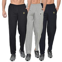 Mack Jonney Cotton Blended Regular Fit Pyjamas For Men (Pack Of 3)-D10_Nvy_Blk_Mlg_0003-M