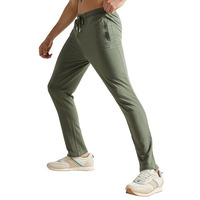 Clans & Hans Track Pant For Men || Track Pants || Men's Super Combed Cotton Regular Fit Trackpants With Side And Back Pockets || Plain Track Pant - Olive Green -L