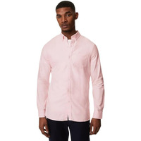 Marks & Spencer Men's Regular Fit Shirt (60635438003_Light Pink