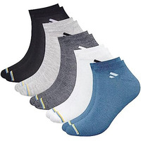 Sjeware Men Ankle Length Polyester Socks (Pack Of 5) (Sj9878 Multicolour)