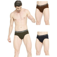 Vip Men's Cotton Solid Briefs (Pack Of 3) (Vipfresh_Po3_85_Fba_Assorted
