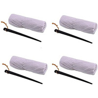 Pyjama Naada Flat Dori String With Stick (Pack Of 4),100% Cotton,Pure Cotton Flat String For Payjama,Lehenga,Sari,Ethnic Dresses, Petticot & Salwar (6 Meters/Roll (Pack Of 4))