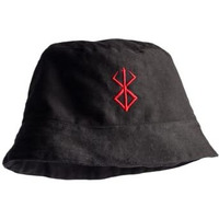 Comicsense.Xyz Unisex Berserk Anime Inspired Sacrifice Bucket Hat, Anime Embroidered Hat For Men And Women Black