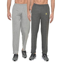 Mack Jonney Men's Regular Fit Cotton Mid Rise Track Pants (D10Ad10M-Xl_Multicolour_Xl)