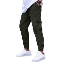 Tagdo Men's Classic Track Pants (Pant-5157-Olive-36_Olive