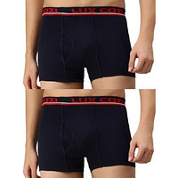 Lux Cozi Bigshot Men's Pack Of 2 Navy Semi Long Trunk (Size : 90Cm)