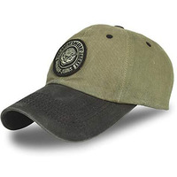 Ilu Cap For Men Women Topi Unisex Head Branded Boy's Girl's Caps Adjustable Strap Summer Sports Cricket Gym Dance Cotton Free Size Woolen Fashion Baseball Hip Hop Helmet Winter Snapback (Khaki)