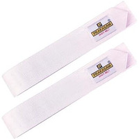 Prakasam Cotton Men's Welcro Dhoti White Color Belt (Large-1.60 Meter) (Pack Of 2)