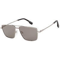 John Jacobs Polarized And 100% Uv Protected | Silver-Grey Full Rim Square | Stylish & Premium Sunglasses | For Men & Women | Medium | Jj S13146
