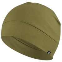 Bismaadh Cotton Skull Caps For Men Women, Lightweight Beanie Sleep Hats Breathable Helmet Liner Olive, Free Size