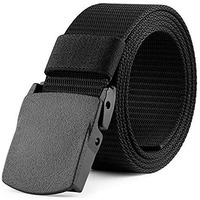 Edifier Unisex Nylon & Canvas Waist Belt (Blt067_01_Black)