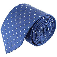 Kovove Blue Checkered Neck Tie For Men