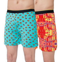 Bummer Printed Micro Modal Boxers Shorts For Men  Ultra Soft & Breathable, 3 Times Softer Than Cotton, Anti-Bacterial, Stretchable For Ultimate Comfort, Combo Pack Of 2 (A Shark Tank Product)