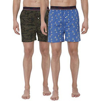 Urban Scottish Ultra-Comfortable Men's Boxer Pants (Pack Of 2), 100% Cotton With Stylish Print, Soft & Stretchy Elastic Waist Band, Hardwearing Stitching & Gentle Snug Fit (Usbx1908-Xxl)
