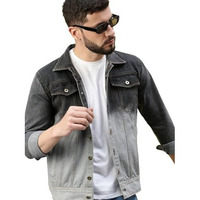 Voxati Mens Dual Color Washed Denim Jacket Kjt5558-L_Multicolor_L