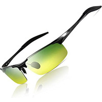 Sungait Hd Polarized Sunglasses For Men Driving Cycling Running Metal Uv400 Sports Goggles Sgt177Hk-Dn