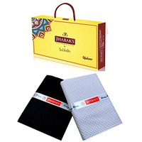 Jhabak's Unstitched Polyester Checkered Shirt & Trouser Fabric - 2.25 Mtr Shirt Cloth - 1.20 Mtr Pant Piece (Thin Purple)
