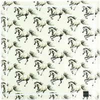 Peluche Gallopgrace Cream Pocket Square For Men (14X14 Inches)