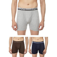 Vip Ultra Men's Highly Absorbable 100% Cotton Long Underwear - Pack Of 3 (95 Cm, Assorted)