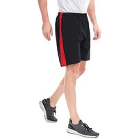 Blue Star Shark Men's Solid Casual Shorts | Quick-Dry Lightweight Gym Shorts With Pockets | Ideal For Running| Sports| Training| Workout| And Everyday Wear, Black, L