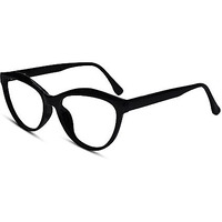 Lenskandy Cat Eye Reading Glasses For Women | Scratch Reistant Blue Cut Lenses | Uv Blocking Glasses | Available Power +1.00 1.25 1.50 1.75 2.00 2.25 2.50 2.75 3.00 3.50 4.00 | Black |3