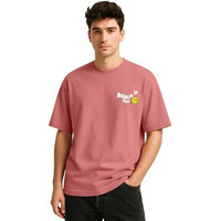 Veirdo Oversize Loose Baggy Fit Drop Shoulder Cool And Stylish Latest Believe In You Pocket Print Design Soap Nut Half Sleeve T-Shirt For Men & Boys