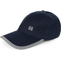 Teknik Prima-Twill Cotton Baseball Reflective Cap Summer Sun Protection D-Loop Adjustable Strap Wide Pre-Curved Visor Mens Man Stylish Sports Caps For Men Women Boys Girls Unisex, (Cobalt Blue)