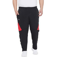 Bigbanana Men's Regular Fit Trackpants (Slack,Black,6Xl)