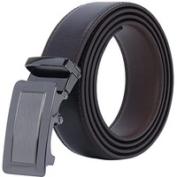 Labnoft Men's Auto Lock Pu Leather Belt (Belt-042-Brown)