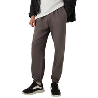 Bewakoof Heavy Duty 1.0 Men's Solid Oversized Fit Fleece Joggers_646503_Grey_L