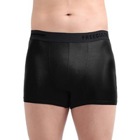 Freecultr Men's Underwear Anti Bacterial Micromodal Airsoft Trunk - Non Itch No Chaffing Sweat Proof - Size L Pack Of 1-Pot Black