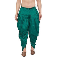 Vastramay Men's Green Cowl Dhoti (Vasmcd007Gn_F)